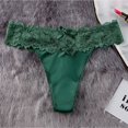 thumbnail image 2 of felwors Sexy Lace Women Panties Underpants Comfortable Soft Low Waist Cute Women Underwear Lady Lingerie(Green, M), 2 of 5