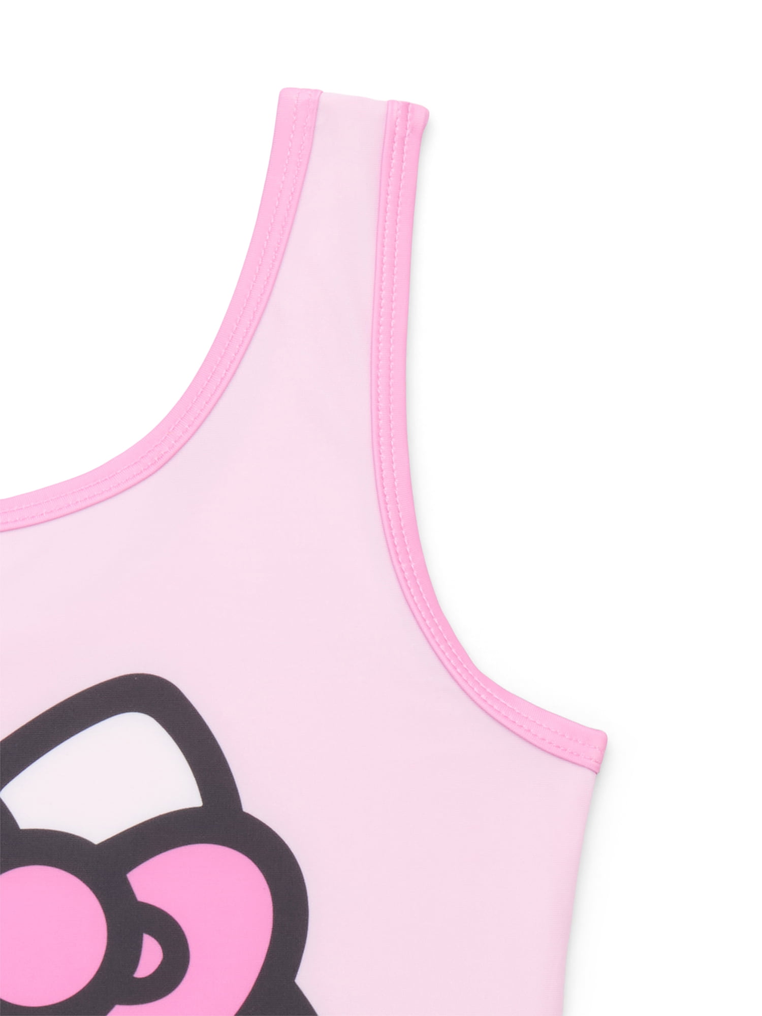 Big Girls Hello Kitty Cute Head Swimsuit