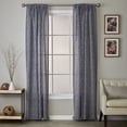 thumbnail image 4 of SKL Home Soft Swirl Curtain Panel, Charcoal, 56x63, 4 of 5
