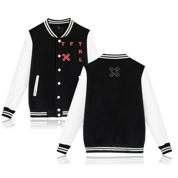 The Kid Laroi Merch TFTKL Baseball Jacket Unisex Fashion Long Sleeve Jacket