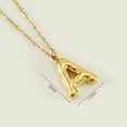 Necklace for Moms 0.71×0.60inch Balloon Initial Necklaces For Women