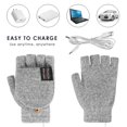 thumbnail image 5 of 2 guantes reversibles con calefacción por USB, guantes eléctricos con USB, guantes cálidos con USB, 5 of 5