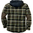 thumbnail image 2 of Legendary Whitetails Men's Camp Night Berber Lined Hooded Flannel Shirt Jacket, 2 of 3