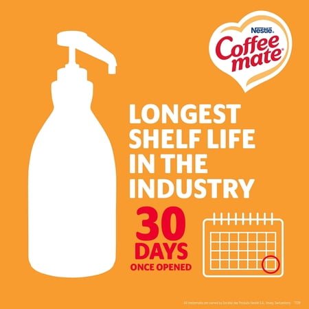 COFFEE MATE COFFEE-MATE NES73358 50.7 OZ. LIQUID CREAMER PUMP BOTTLE – CARAMEL