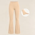 thumbnail image 5 of KICILVS Flare Leggings For Women High Waist Yoga Pants with Pockets Soft Stretch Pants for Workout and Daily Wear Khaki, 5 of 9