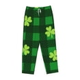 thumbnail image 4 of Xecao Happy St. Patrick's Day5 Women's Straight Lounge Pajama Pants: The Epitome of Relaxed Sleepwear, 4 of 9
