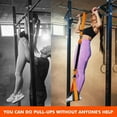 thumbnail image 2 of Unbranded Adjustable Strength Training Pull-Up Resistance Bands with Upgraded Metal Buckles, Durable Polyester Fabric 5-Piece, 2 of 7