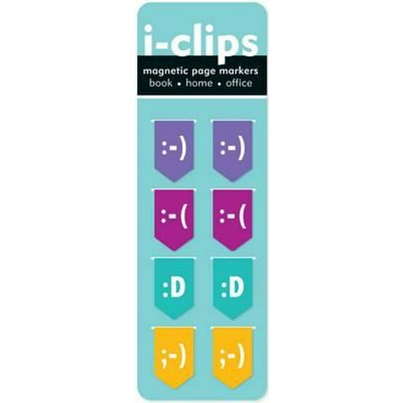 Emoticons I-Clips Magnetic Bookmarks