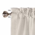 thumbnail image 4 of Floral Rabbit Valances for Windows Farmhouse Kitchen Curtains Valances Rod Pocket Valance Curtains for Kitchen Windows Farmhouse Spring Easter Plaid Country Window Valances for Bathroom 42"x18", 4 of 6