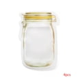 thumbnail image 1 of 3Pcs/4Pcs Bottle Shape Transparent Food Cookies Organizer Snack Storage Bag Moistureproof Cookies Chocolate Snack Kitchen Organizer Wweixi, 1 of 9