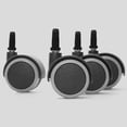 thumbnail image 2 of 80 Pcs Chair Nylon Leg Cover Wheel Socket Sleeve Caps Caster Protectors Furniture Feet, 2 of 6