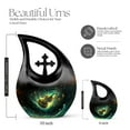 thumbnail image 2 of MUKTIVE Cosmic Guitar Urns for Human Ashes Adult Man & Women, Burial Urns for Adult Human Ashes, Combo Set, (1 Large 10 ", 4 Keepsake 3 "), 2 of 7