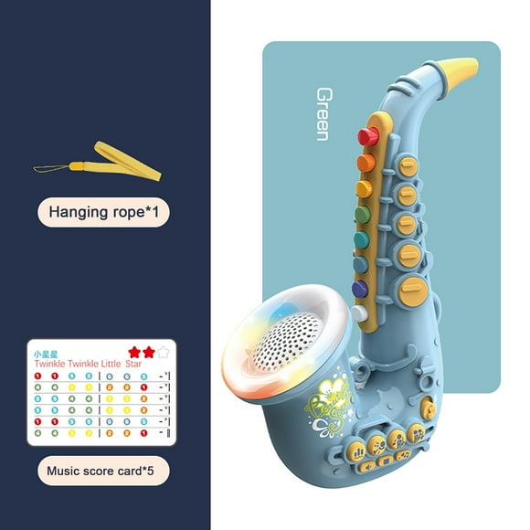 YANGHONGY Children's Toys, Playing Music, Lighting, Eight-tone Saxophone, Clarinet, Simula