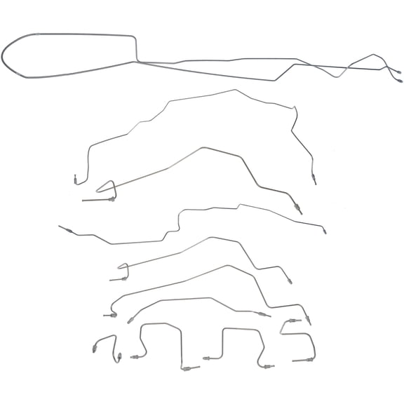 Dorman 919-173 Brake Hydraulic Line Kit for Specific Dodge Models Fits select: 2000 DODGE RAM 1500