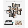 thumbnail image 3 of 12-Pack Collage Picture Frames for Wall Decor 4X6 Black Photo Collage Frame Multi Picture Frame Set with Glass Front Assembly Required, 3 of 9