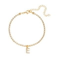 thumbnail image 2 of Ovzne Anklet Europe And America 26 Letters Diamond Chain Holiday Wind Beach Ins Anklet On Clearance, 2 of 5