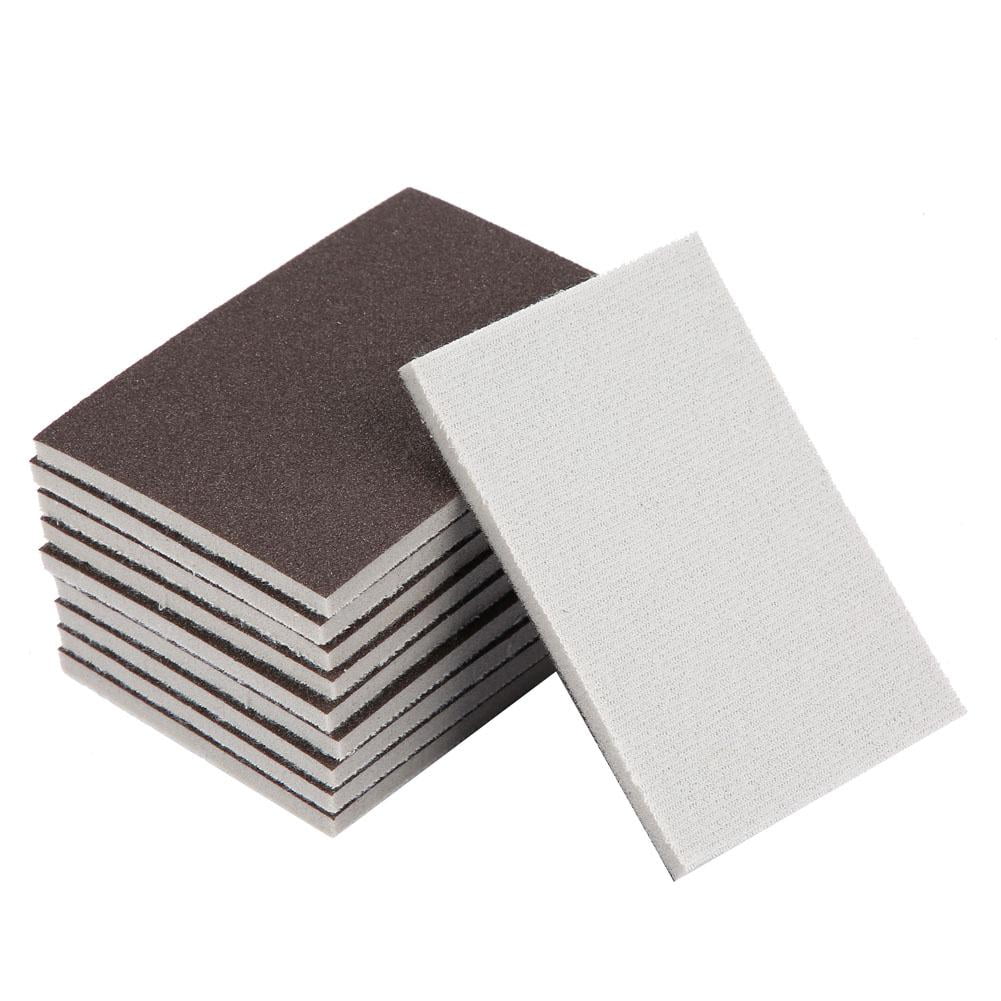 10PCS Square Sponge Sand Paper 120/180/240 Grit Fine Polishing Sanding Paper sandpaper for wood 120# 10PCS Square Sponge Sand Paper 120/180/240 Grit Fine Polishing Sanding Paper sandpaper for wood 120#