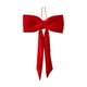 thumbnail image 2 of Adorno colgante de árbol de terciopelo de Navidad | Decoración de colgante con lazo de poliéster rojo | 28x12cm, 30x60cm, 40x60cm | Decoración duradera y festiva para ventanas | Acento navideño, 2 of 6
