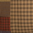 thumbnail image 5 of VHC Brands Ridge Plaid Cotton Rustic Bedding Patchwork Standard Pillow Case Set of 2, Cedar Green, 5 of 6