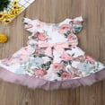 thumbnail image 3 of Bébé bébé Filles Dentelle Fleur Princesse Fête Robe de Concours, 3 of 6