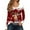 Wine, variant on IWRICH Christmas Reindeer Printed Tshirts for Women Casual V-Neck Long Sleeve Casual T-Shirts 2025 Fall Trendy Tees XL