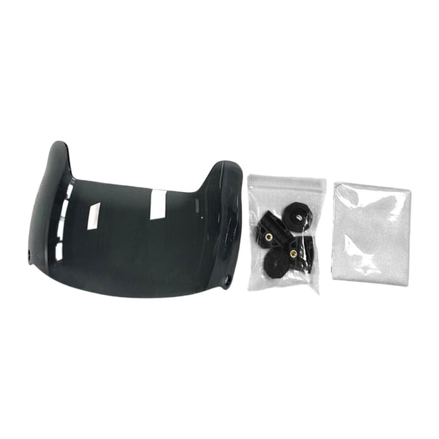 Visera de fútbol americano con protección facial, resistente a arañazos y mejorada. Negro