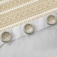thumbnail image 4 of Feelyou Abstract Ombre Black Out Curtains, Khaki Rectangle Curtains Pack of 2 (42x63 Each), 4 of 6