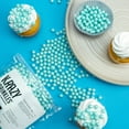 thumbnail image 2 of Krazy Sprinkles - Edible Light Blue Pearl 8mm Beads - Refined Cake Decor, 1/2 Cup, 2 of 5