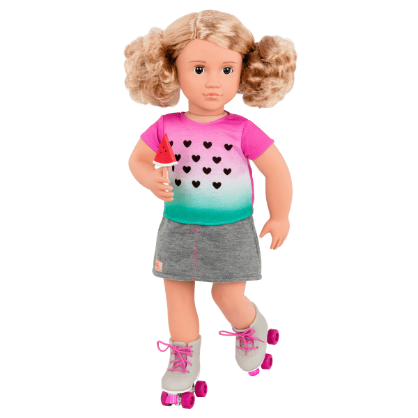 krone kamera invadere Our Generation One in a Melon with Roller Blades Fashion Outfit for 18  Dolls - Walmart.com