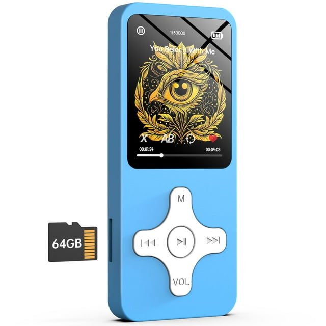 Reproductor MP3 Aovly Nightingale Bluetooth 5.0 64GB