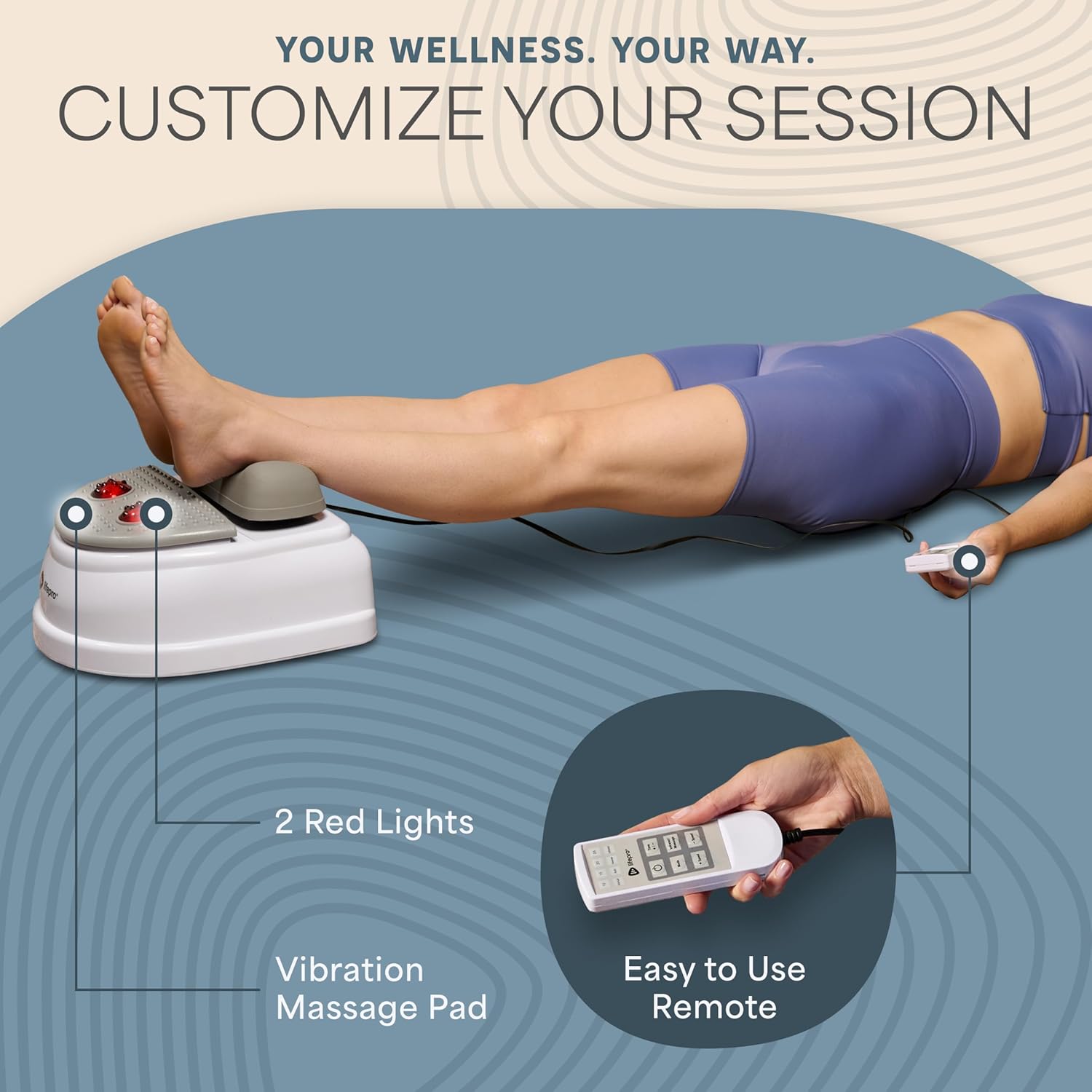 Lifepro MediRipple Chi Swing with Red Light Therapy photo 4
