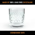 thumbnail image 5 of Aged & Charred Premium Crystalline Whiskey Glasses Set of 4 - Sophisticated Design for Scotch, Bourbon & Whisky Enthusiasts - Elegant Gift Box, 5 of 6