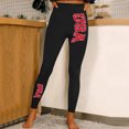 thumbnail image 1 of MKLEKYY Leggings push up para mujer, pantalones de yoga deportivos ajustados de moda informal para mujer, leggings estampados coloridos del Día de la Independencia, 1 of 3