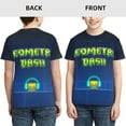 thumbnail image 6 of Geometry Dash Boys Girls 3d Graphic Printed T-Shirt Crewneck Short Sleeve Tees, 6 of 6