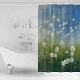 thumbnail image 4 of 72x78 Inch Shower Curtain Spring Floral Bathroom Decor Waterproof Fabric Bathtub Bath Curtains Decorative Modern Oil Painting Flowers Farmhouse Extra Long Shower Curtain Set with Hooks, 4 of 6