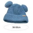 thumbnail image 5 of Dengjunhu Bear Ears Shape Beanie Hat Knitted Hat Knit Caps Winter Knit Hat for Women Girls Boys Teens Winter Christmas Hats, 5 of 7