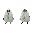 thumbnail image 1 of Mochila Deportiva Con Cordón Ligera para Hombres Y Mujeres () Blanco, 1 of 9