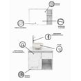 thumbnail image 4 of Combo Gabinete De Baño MÓNACO Y Botiquín Con Espejo, 4 of 6