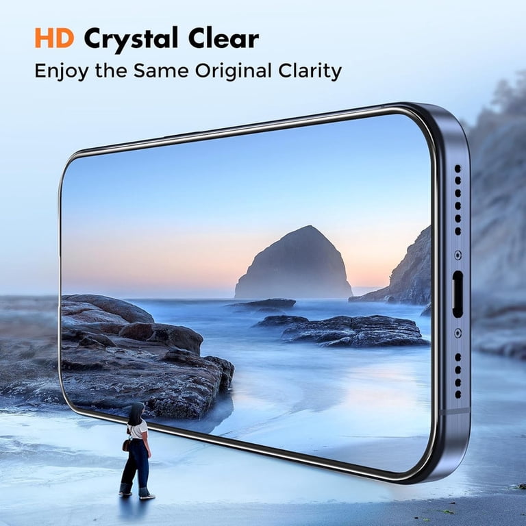 Ahyaa Clear Screen Protector for iPhone 15 & iPhone 16 photo 3