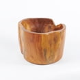 thumbnail image 4 of Greenage Teak Wood Abstract Straight Bowl-11.8"x11.8"x8.2", 4 of 9