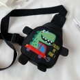 thumbnail image 2 of Bolso Bandolera Bolsa bandolera de nailon para hombre y mujer pequeña para teléfono con cremallera en el hombro y estilo Hip Hop callejero Sywqhk Para Estrenar, 2 of 7