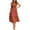Orange, variant on ZQUUVOU Women's Summer Bohemian Dress Short Sleeve Long Beach Sun Dresses Solid Maxi Dress Olive Green