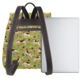 thumbnail image 3 of Balery Running Beagle Mochila de Cuero para Mujeres, Gran Capacidad, Bolsa de Viaje Multifuncional, Mochila de Cuero y Bolsa de Hombro para Mujeres, 3 of 4