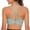 Pea Green, variant on Women’s Strappy Sports Bra Medium Support – Criss Cross Back Yoga Bra with Removable Pads
