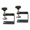 thumbnail image 2 of yotijay 2 Pieces Drawer Fixing Clips Stable Clamping Hardware Tables Desk Mount Woodwork Black, 2 of 9