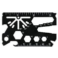 thumbnail image 2 of Tarjeta de crédito Multitool Hillman 16 en 1, acero inoxidable, color negro, 2 of 4