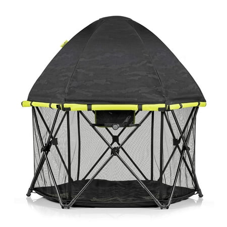 UPC: 0032884200603 | Evenflo Play Away Portable Indoor/Outdoor Lightweight Playard Deluxe Black
