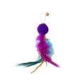 thumbnail image 1 of Pet Cat Teaser Stick Replacement Heads - Feather & Bell Design, Interactive, Durable, Easy to Replace, Keeps Cats Entertained, 1 of 1