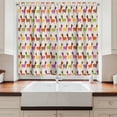 thumbnail image 2 of Ambesonne Dachshund Kitchen Curtains, Colorful Puppy Motif, 55"x39", Multicolor, 2 of 3