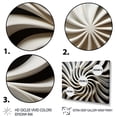 thumbnail image 3 of Designart "In Black and White Opt Art Exploration I" Modern Wall Art Print, 3 of 5